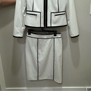 White Calvin Klein skirt size 4
Matching blazer in other post
